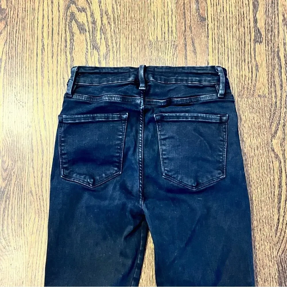 Frame Skinny Jeans Black Le One Skinny Romantic Chic Quiet Luxury Women's Size 1